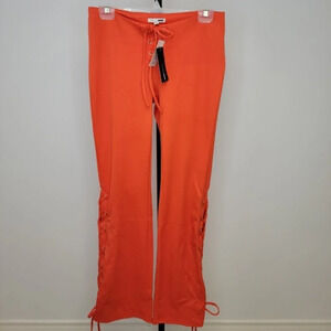 Fashion Nova Lace  Up Stretch Pants